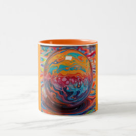 Bicolor Taza Two Tone, 11oz (Mármol-18)