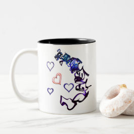 Bicolor Taza Two Tone Desencadena Mi Corazón