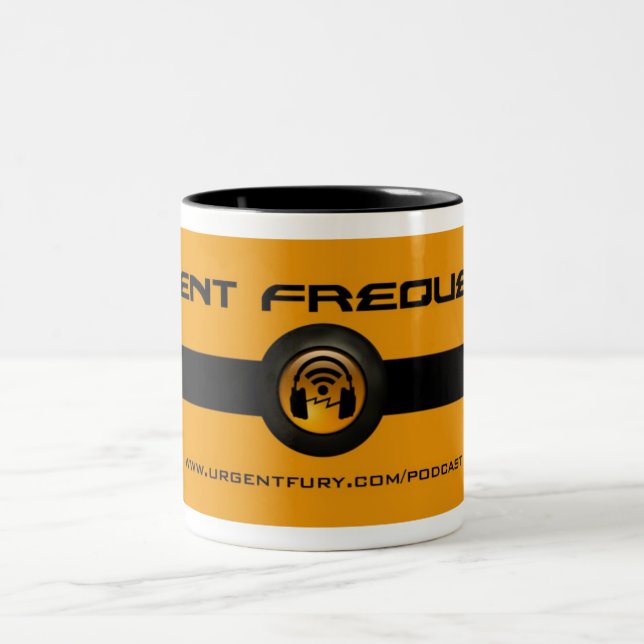 Bicolor Taza urgente del 2-Tono de la frecuencia (Centro)
