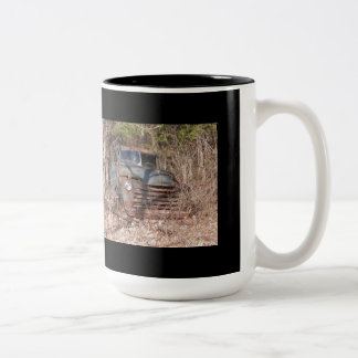 Bicolor Taza vieja del hierro