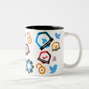 Bicolor Taza virtual del parque del OA