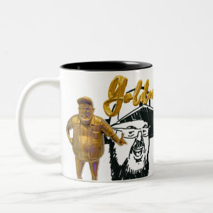 Bicolor Taza Vito Dorado