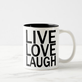 Bicolor Taza viva de la risa del amor
