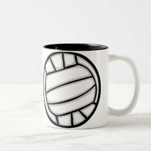 Bicolor Taza - voleibol