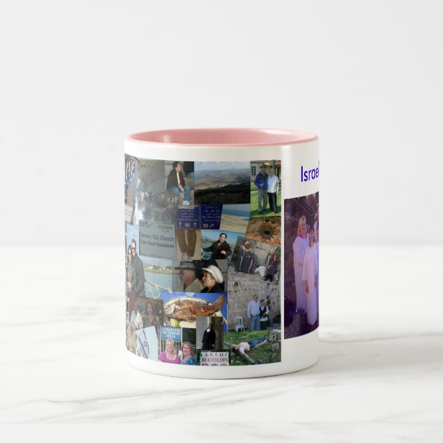 Bicolor Taza y bautismo de Israel (Centro)