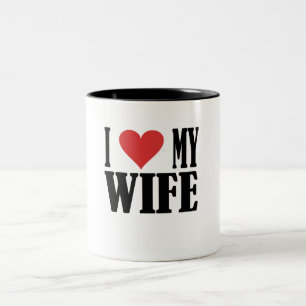Bicolor Taza YO AMO A MI ESPOSA