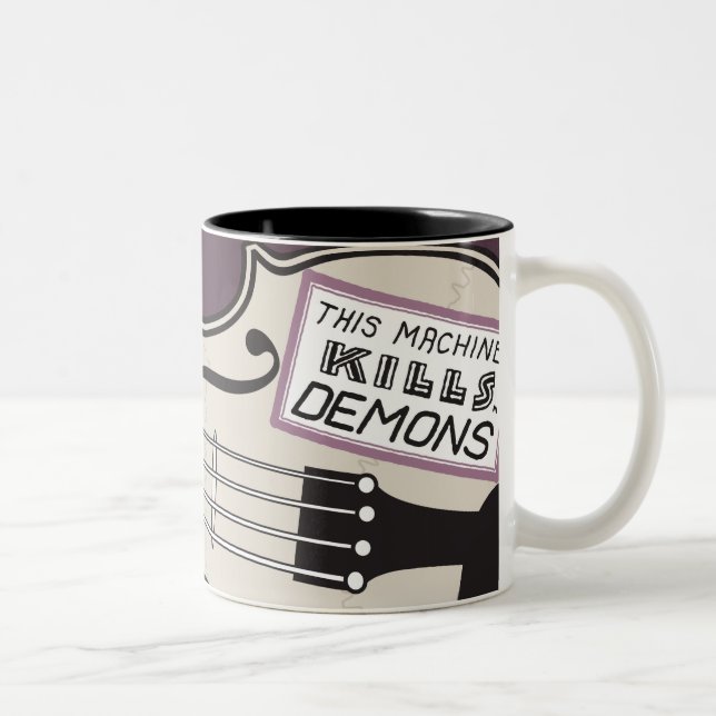 Bicolor Taza zurda del violín del MES del lavadero (Derecha)