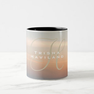 Bicolor tazón de taza