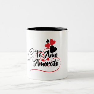 Bicolor Te amo de Taza