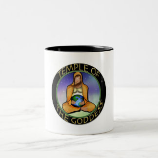 Bicolor Templo de la taza de la diosa
