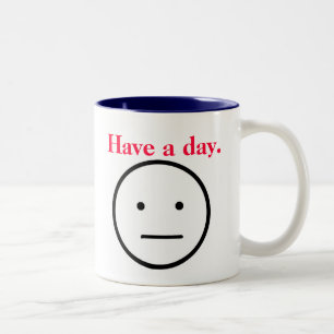 Bicolor Tenga una taza del día