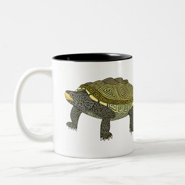 Bicolor Terrapin - Taza de dos tonos (Izquierda)