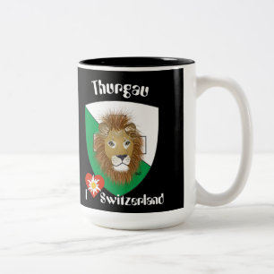 Bicolor Thurgau Suiza Suisse Svizzera Switzerland taza