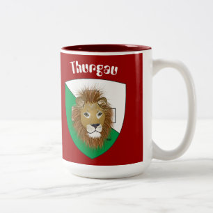 Bicolor Thurgau Suiza Suisse Svizzera Switzerland taza