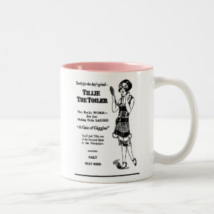 Bicolor Tillie la taza 1926 del ilustracion del Toiler