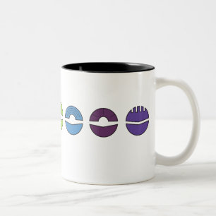 Bicolor TODA LA taza de la ESENCIA (personalizable)
