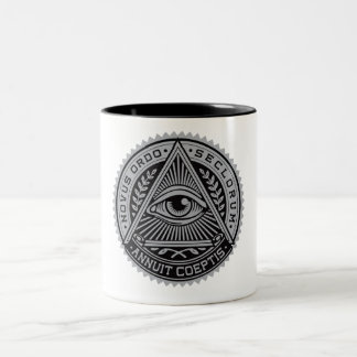 Bicolor Toda la taza del ojo que ve