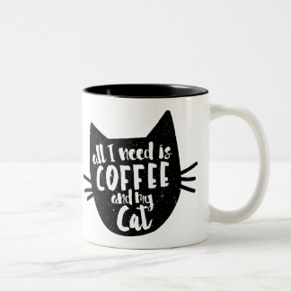 Bicolor "Toda lo que necesito es taza del café y de mi