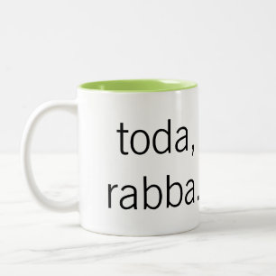 Bicolor Toda, taza de Rabba