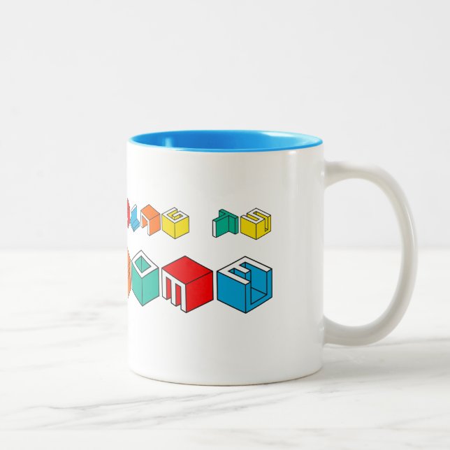 Bicolor Todo es taza impresionante (Derecha)