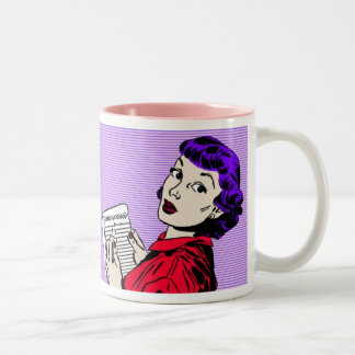 Bicolor Tome una taza 2 de la nota