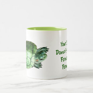 Bicolor Tortuga Taza
