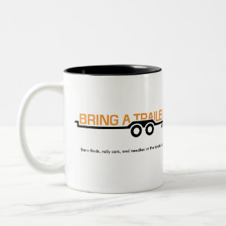 Bicolor Traiga una taza del remolque