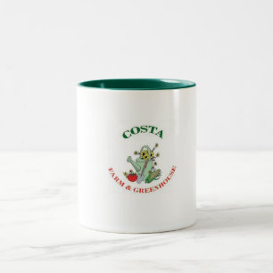 Bicolor ¡Trátese a una taza de Joe en estilo! Taza de ca
