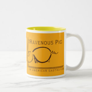 Bicolor TRP se doblan taza del logotipo