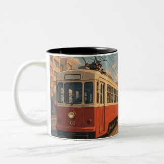 Bicolor Tu viaje matutino, en forma de taza