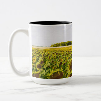 Bicolor "Un campo taza de los sueños"