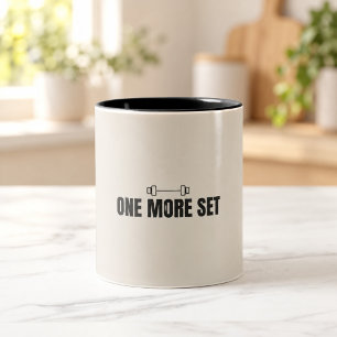 Bicolor Un Conjunto Más Taza Minimalista de Fitness