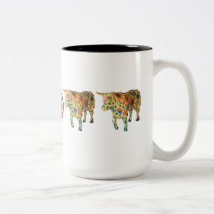 Bicolor "Un estado jardín de la mente" taza de 15 onzas