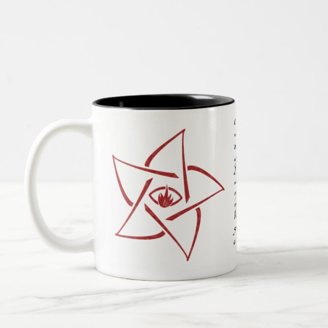 Bicolor Un más viejo Rótulo - taza de Cthulhu Mythos (Izquierda)