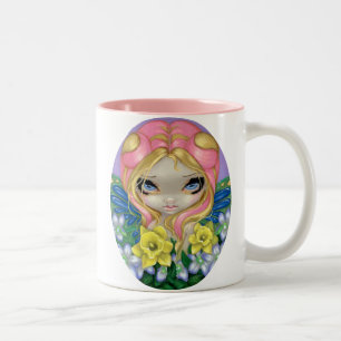 Bicolor "Un poco taza de la primavera"
