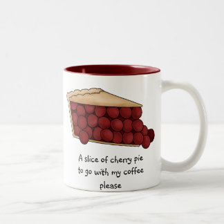 Bicolor Una rebanada de taza de la empanada de la cereza