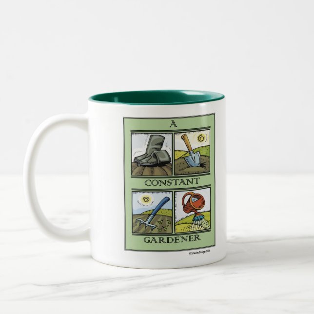 Bicolor Una taza de Constant Gardener (Izquierda)