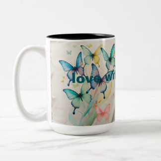 Bicolor una taza de estilo