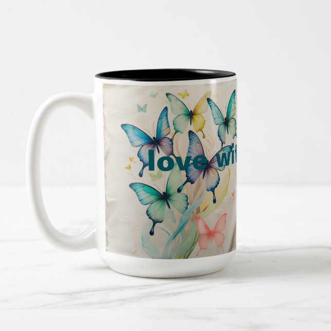 Bicolor una taza de estilo (Izquierda)