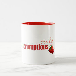Bicolor Una taza "verdaderamente scrumptious"