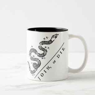 Bicolor Únase a o muera:: $17,95 Dos entonaron la taza de