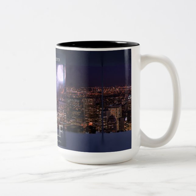 Bicolor Uno con la taza Wolf NYC (Derecha)