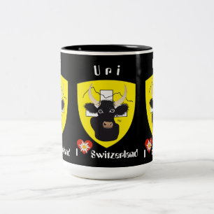 Bicolor Uri Suiza Suisse Svizzera Svizra taza