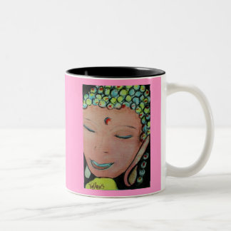 Bicolor ¡Usted es Buda-Lleno! Taza