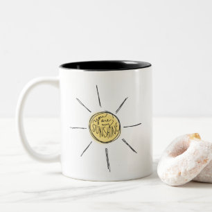 Bicolor Usted es mi taza de la sol