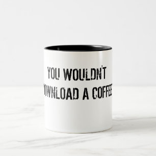 Bicolor Usted no transferiría una taza de café