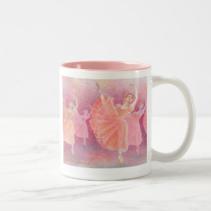 Bicolor Vals de la taza de las flores (personalizable)