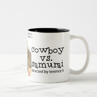 Bicolor Vaquero contra la taza del samurai
