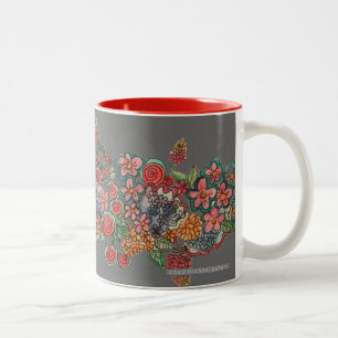 Bicolor Veranos con la taza de Catherine