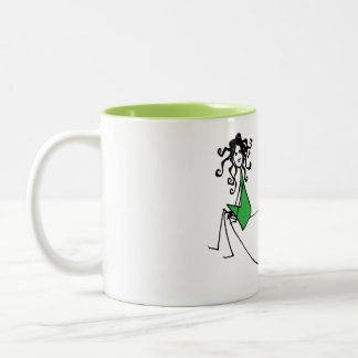 Bicolor Verde es Bueno: Verde - Taza de Amor de Loreen